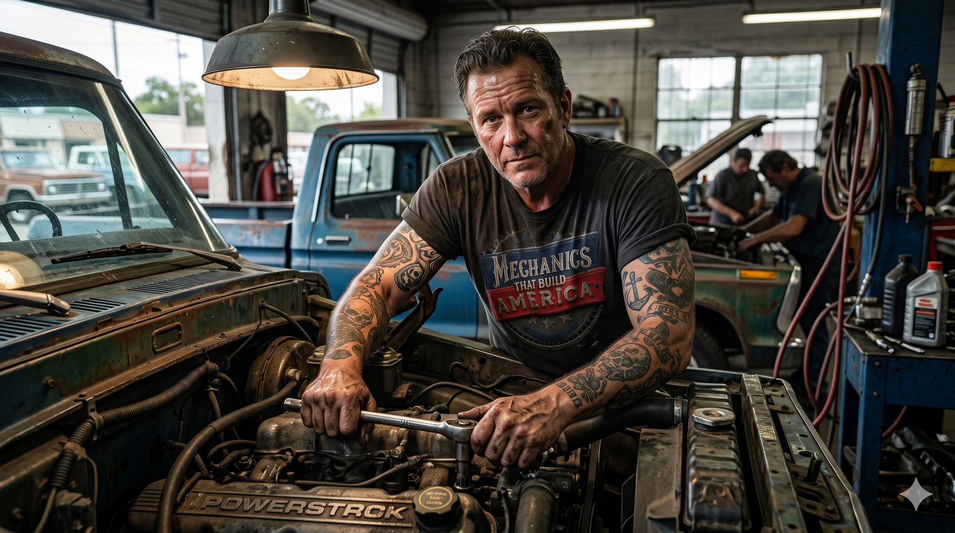 Mechanics That Repair America- Apparel, home decor, gifts and gear, skilled trades, man cave