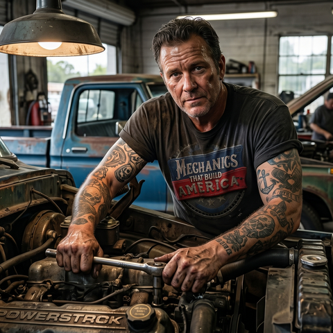 Mechanics That Repair America- Apparel, home decor, gifts and gear, skilled trades, man cave
