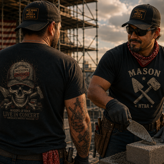 Hands That Build America Apparel, Skilled Trades, Mason