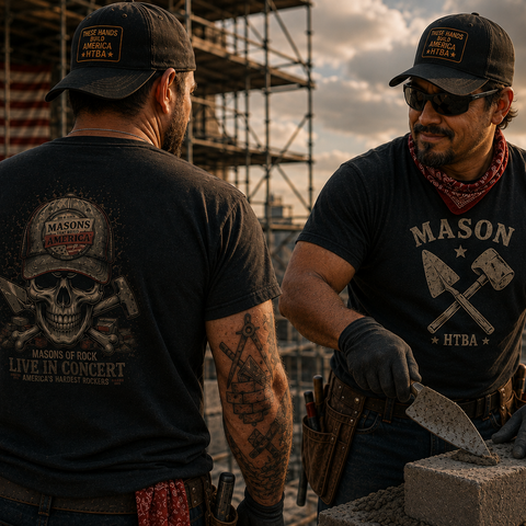 Hands That Build America Apparel, Skilled Trades, Mason