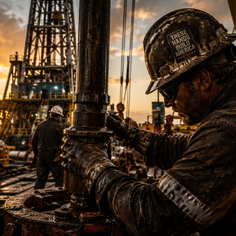 Oil Riggers That Build America, Apparel, Decor, Gifts and Gear, Skilled Trades, Man Cave