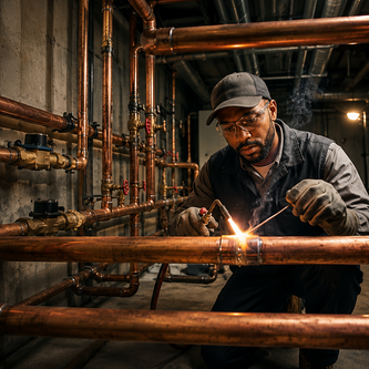 Plumbers That Build America - Apparel, Decor, Gifts and Gear, Skilled Trades, Man Cave