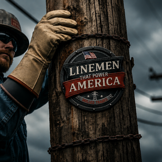 Linemen Collection-apparel, decor, man cave, skilled trades-hands that build america