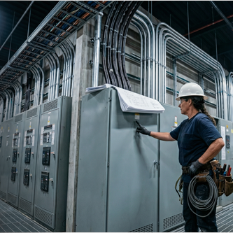 Electricians That Power America - Apparel, Decor, Gifts and Gear, Skilled Trades, Man Cave