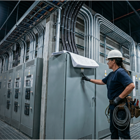 Electricians That Power America - Apparel, Decor, Gifts and Gear, Skilled Trades, Man Cave