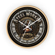 Steel Worker Wall Clock — Vintage Industrial Forge Clock - DCA0400