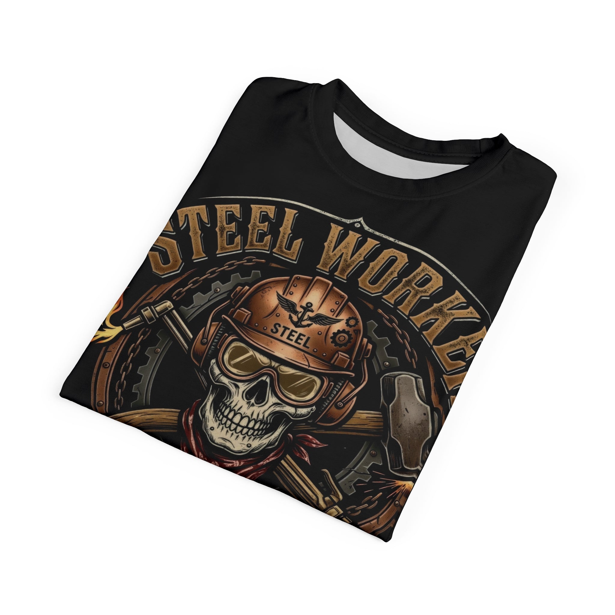Steel Worker - Skull Series - Steel Worker - Men's Shirt - DCA0211