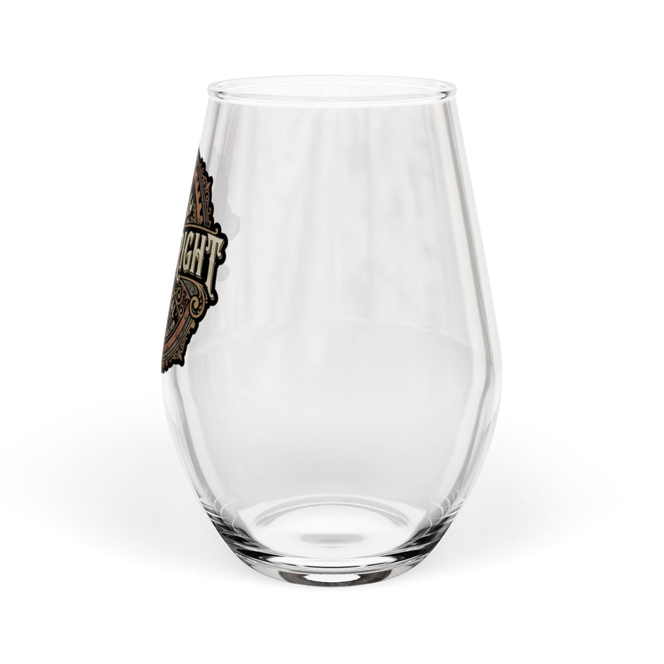 Millwright Mechanical Logo Stemless Wine Glass – 11.75 oz - DCA0343