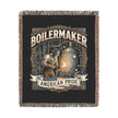 Boilermaker Woven Blanket – American Pride Brewery Throw