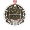 Pipefitter Metal Ornament — Holiday Plumbing Tools Keepsake - DCA0456