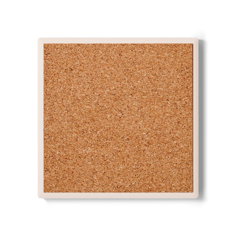 Pipefitter Ceramic Coaster — Skilled Tradesman Vintage Plumbing Design - Pipefitter - DCA0237