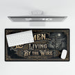 Linemen Desk Mat Mouse Pad-American Heritage-Vintage Style - DCA0126