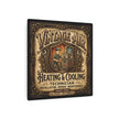 HVAC Technician - Vintage Air Heating & Cooling Metal Sign — Technician Retro Metal Wall Art - DCA0432