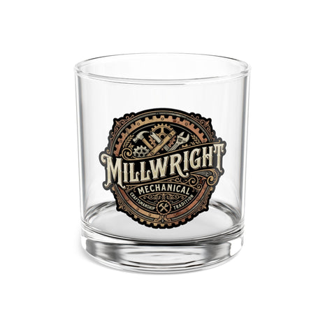 Millwright Mechanical Logo 10oz Rocks Glass - DCA0204