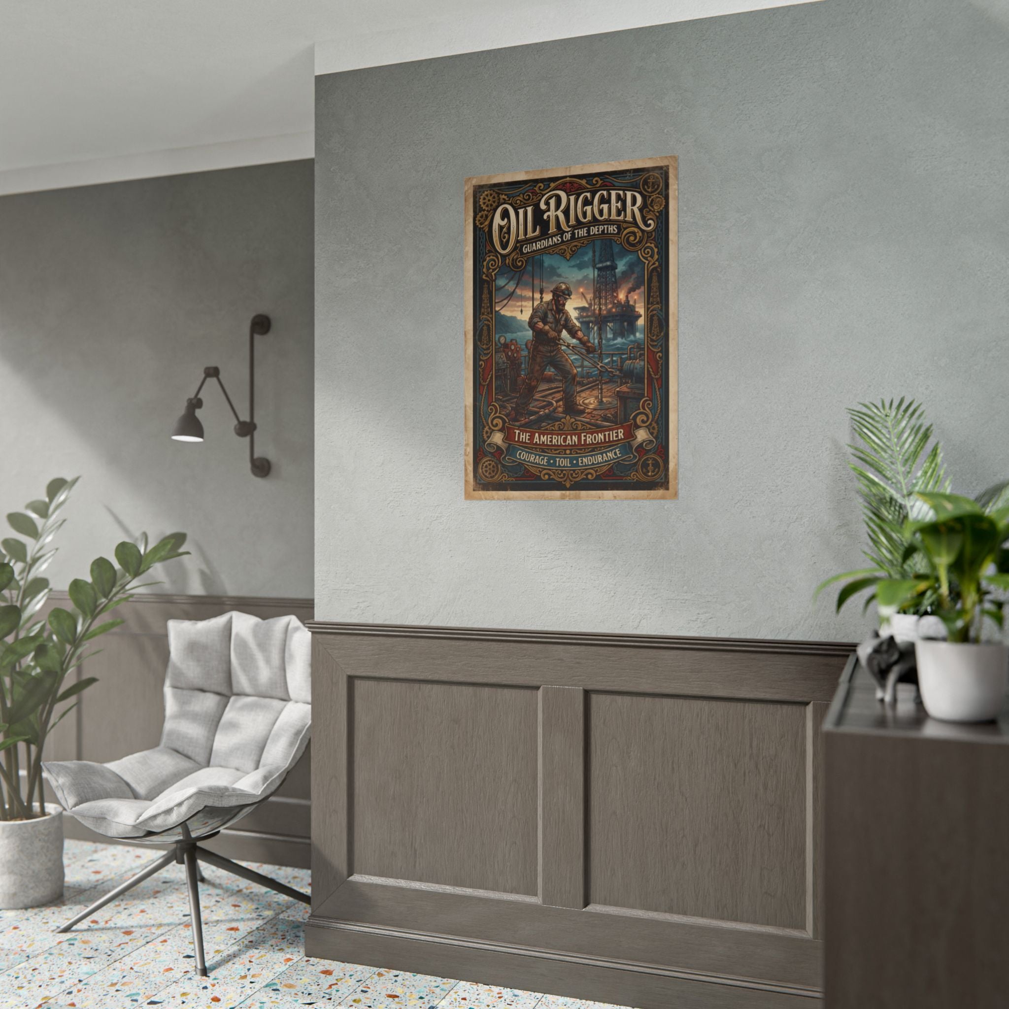 Oil Rigger Poster – 