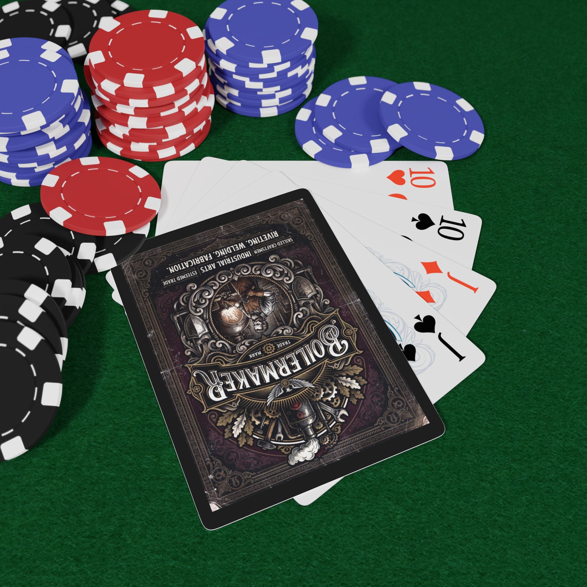 Boilermaker Vintage Industrial Poker Playing Cards — DCA0352