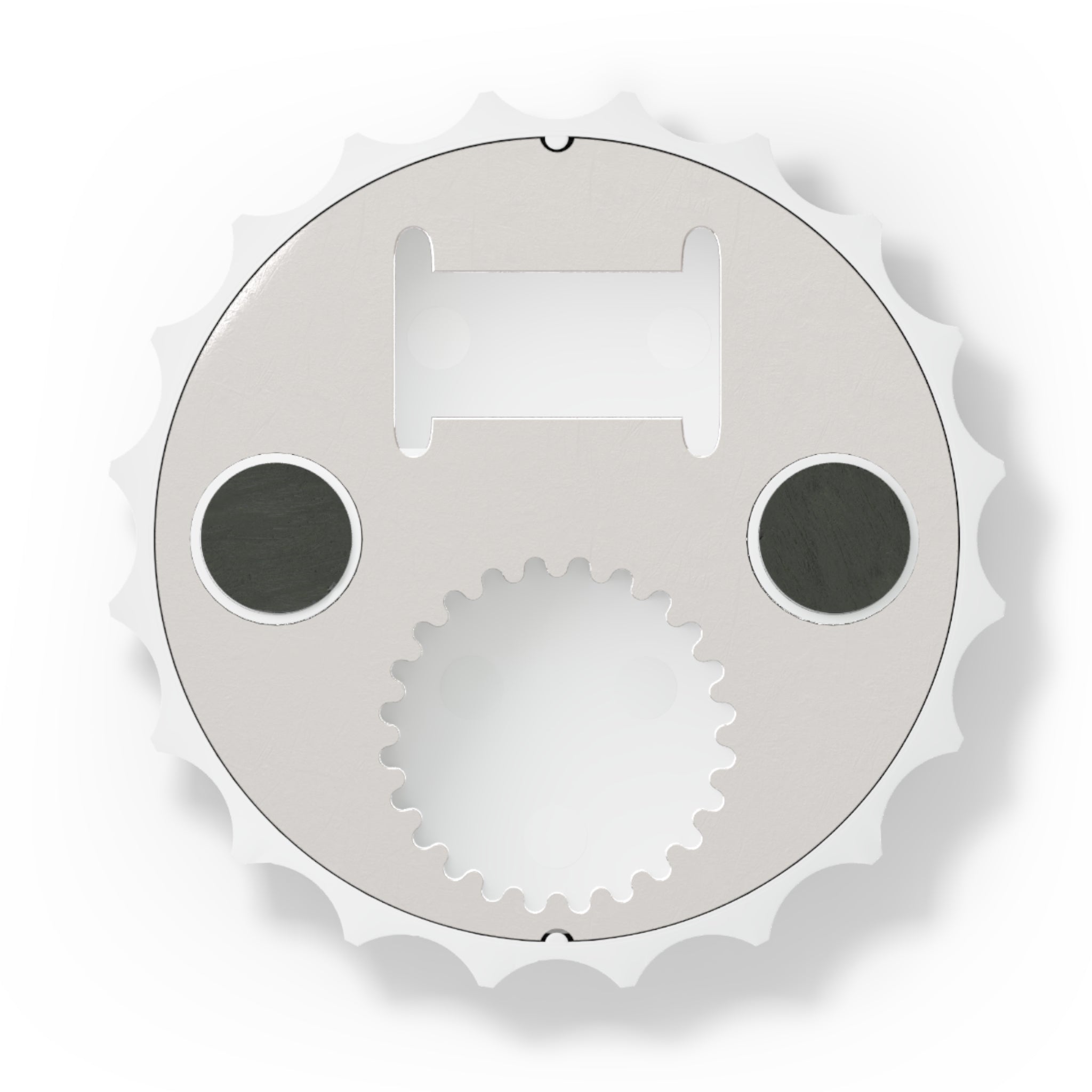 Heavy Equipment Operator Bottle Opener — Vintage Construction Emblem - DCA0266