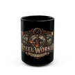 Steel Worker Black Coffee Mug – 