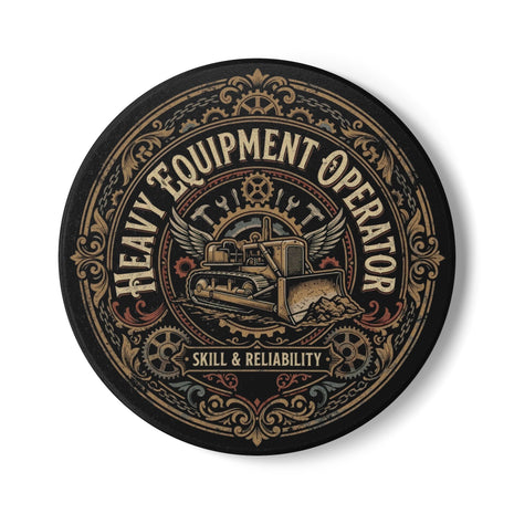 Heavy Equipment Operator Ceramic Coaster — DCA0288