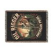 Oil Rigger Woven Blanket — Vintage American Pride Throw