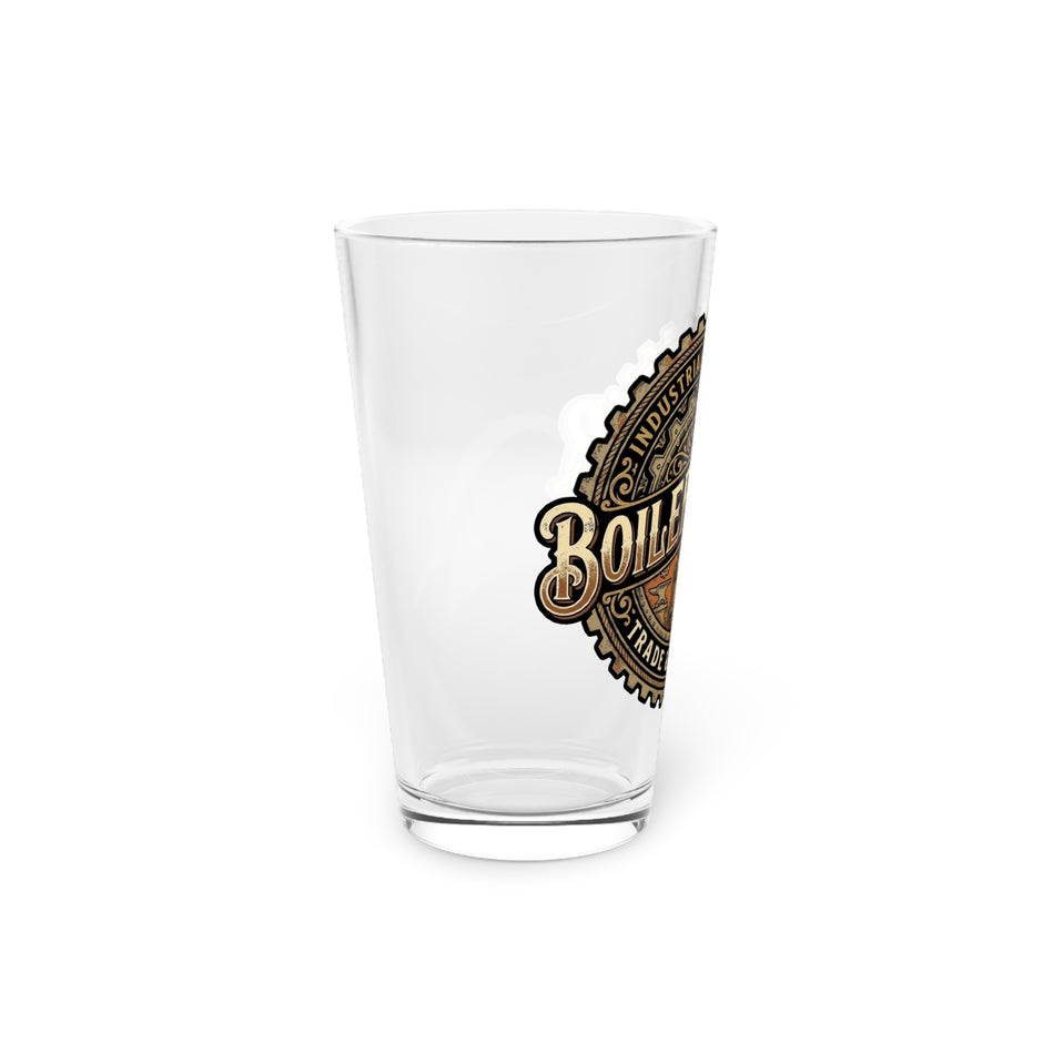 Boilermaker Vintage Emblem Pint Glass — 16oz Beer Glass - DCA0154