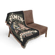 Linemen Woven Blanket — American Pride Patriotic Flag Throw