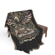 Mechanic Woven Blanket — American Pride Eagle Throw