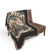 Millwright Woven Blanket — Vintage Emblem American Pride Throw