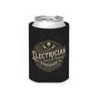 Electrician Can Cooler – Vintage Tradesman Logo Beverage Koozie - DCA0287