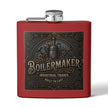 Boilermaker Flask: Industrial Trades, Built to Last' Stainless Steel 6oz - DCA0419