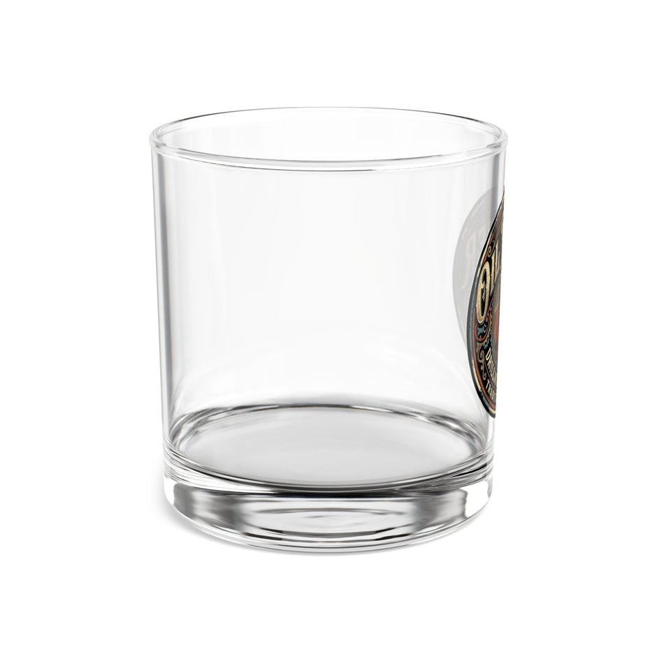 Oil Rigger 10oz Rocks Glass – Vintage Drilling Rig Whiskey Tumbler - DCA0205