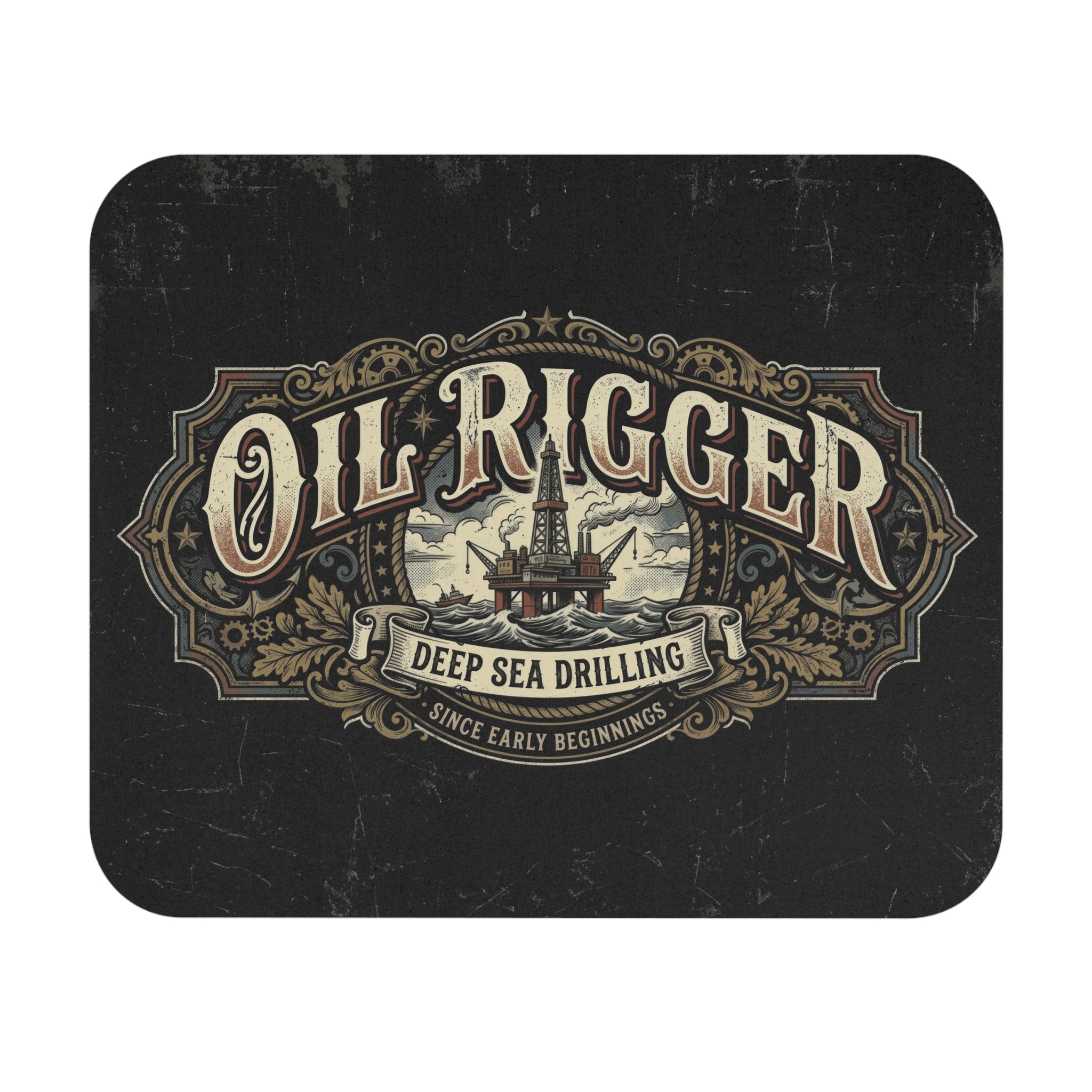 Oil Rigger Deep Sea Drilling Mouse Pad — DCA0317