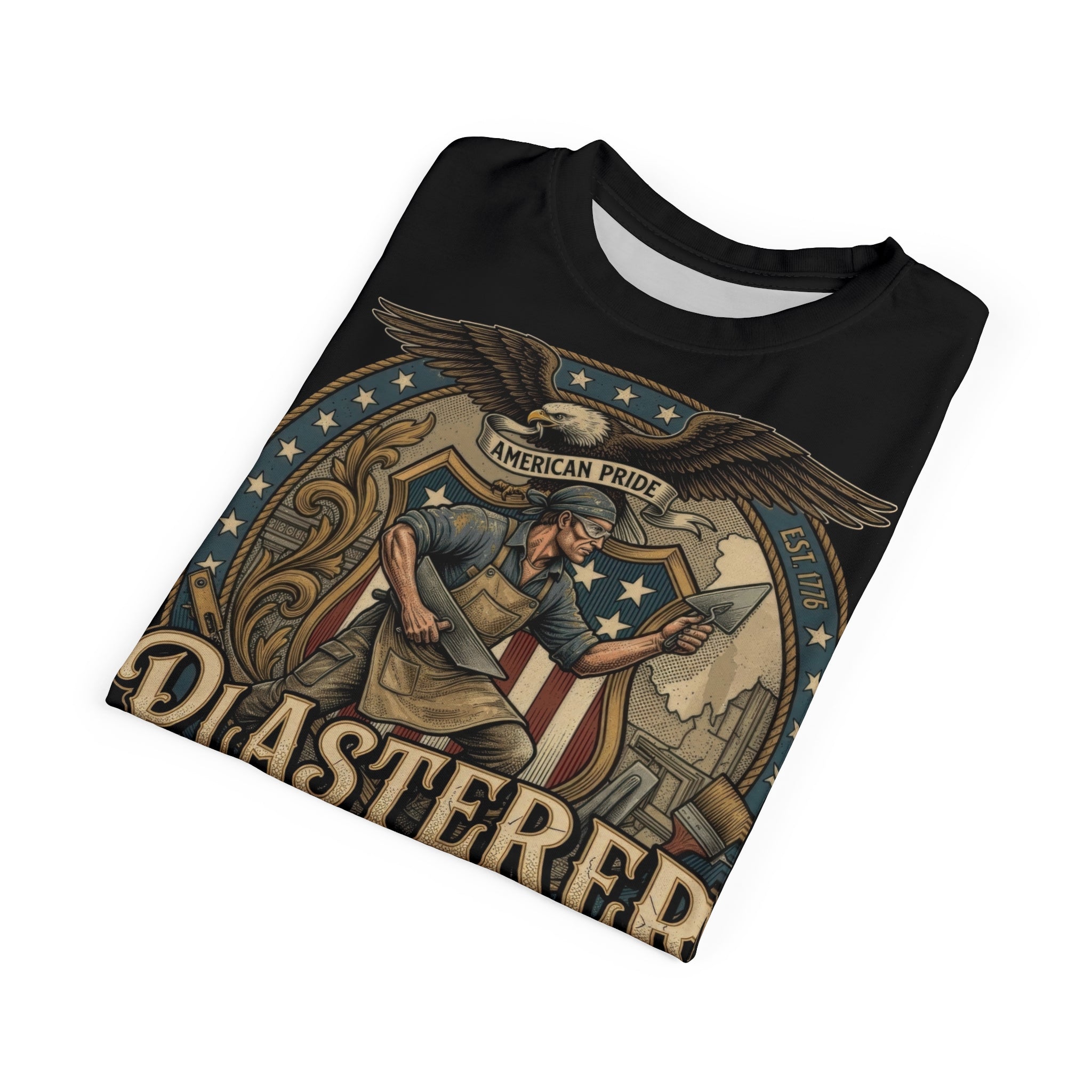 Plasterer - American Pride - Plasterer - Men's Shirt - DCA0252