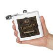 Linemen Utility Workers 6oz Stainless Steel Flask — Vintage Electrician Tribute - DCA0425