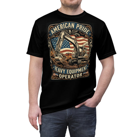 Heavy Equipment Operator - American Pride  - Men's Shirt - DCA0270