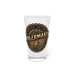Boilermaker Vintage Emblem Pint Glass — 16oz Beer Glass - DCA0154