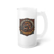 Mason Frosted Glass Beer Mug — Vintage Brewery Logo Stein, Gift for Beer Lovers - DCA0513