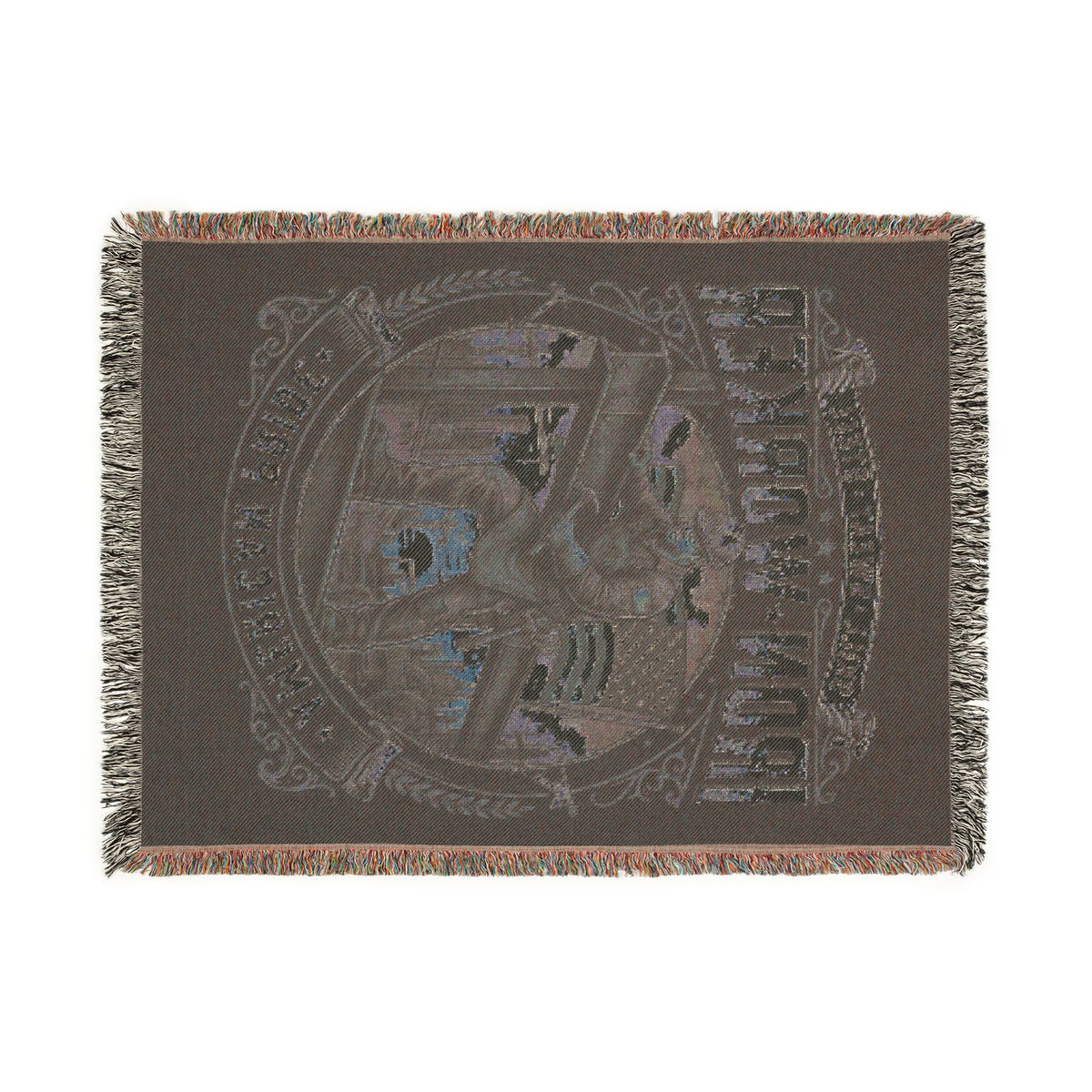 Iron Worker Woven Blanket – American Strong Patriotic Throw