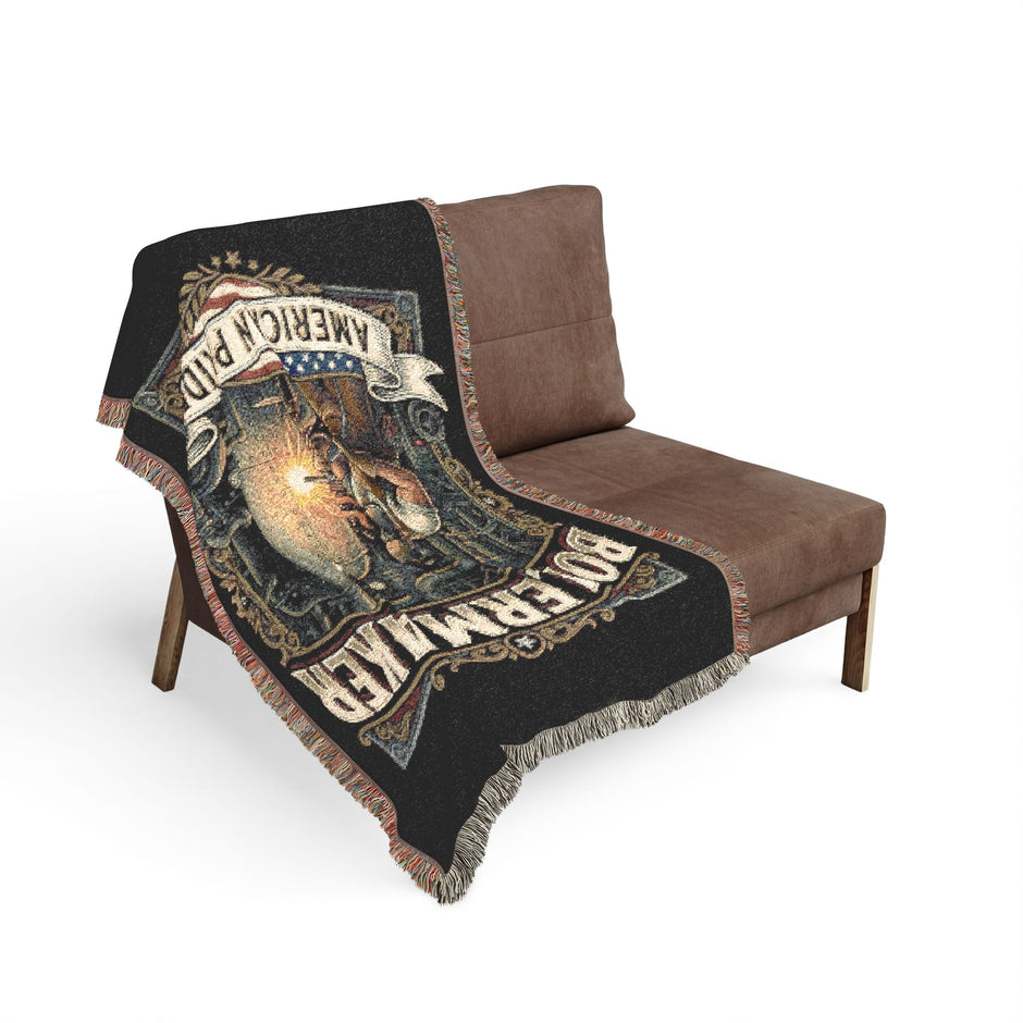 Boilermaker Woven Blanket – American Pride Brewery Throw