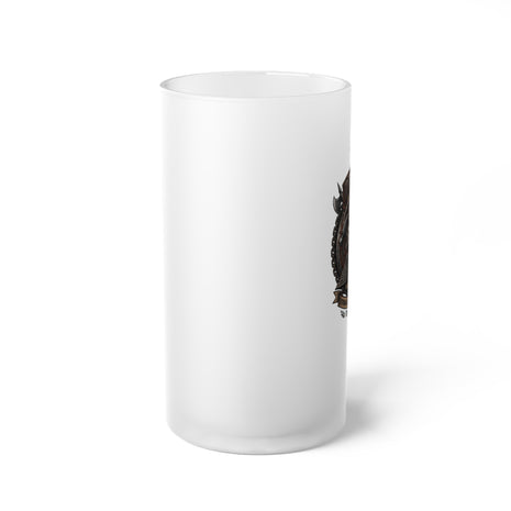 Roofer Frosted Glass Beer Mug – 16 oz Gift for Roofing Professionals - DCA0521