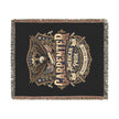 Carpenter Pride Woven Blanket — American Carpenter Emblem Throw