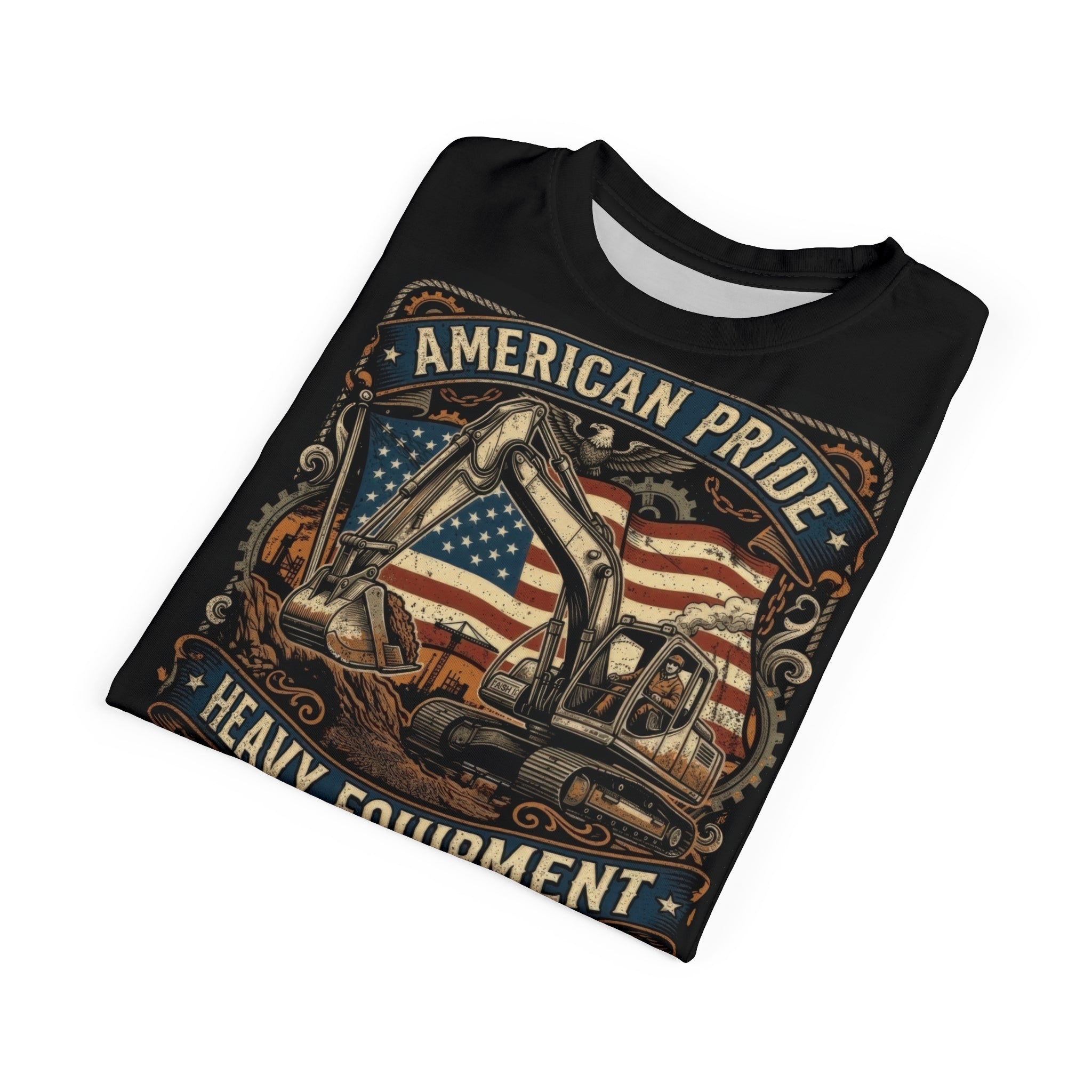 Heavy Equipment Operator - American Pride  - Men's Shirt - DCA0270