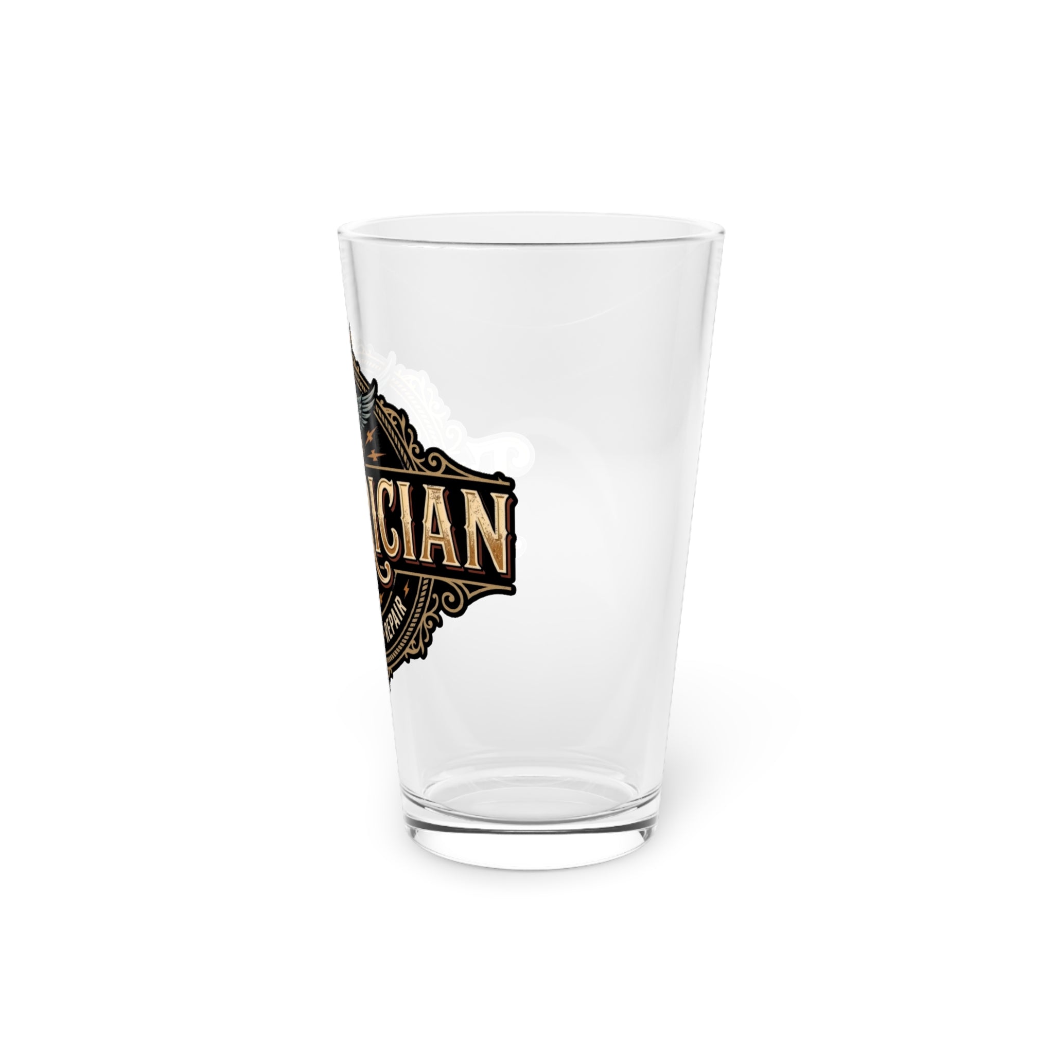 Electrician Vintage Crest Pint Glass – 16oz - DCA0261