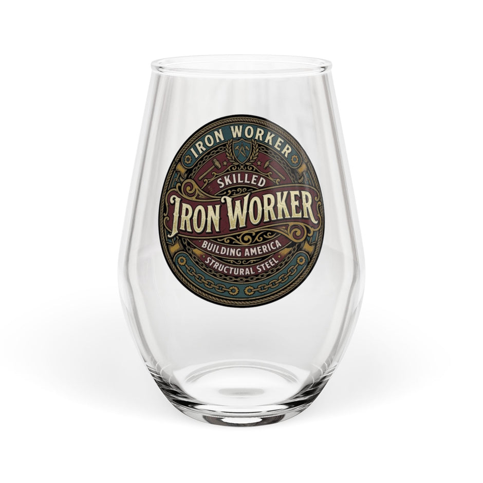Iron Worker Stemless Wine Glass – 11.75 oz - DCA0339