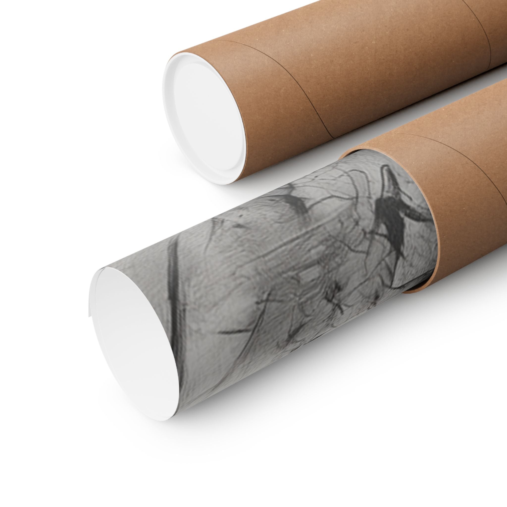 Electric Lineman Matte Poster — Industrial Worker Art Print (Horizontal)