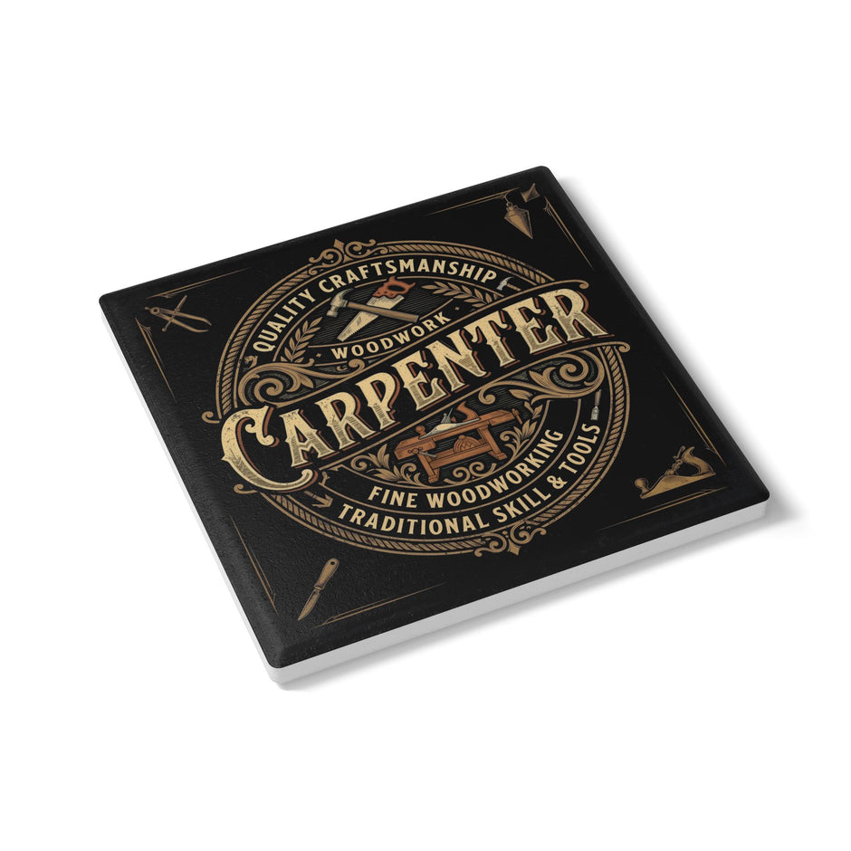 Carpenter Ceramic Coaster — American Heritage - DCA0229