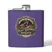 Heavy Equipment Operator Stainless Steel Flask — 6oz (Skilled Trades Woman Gift)