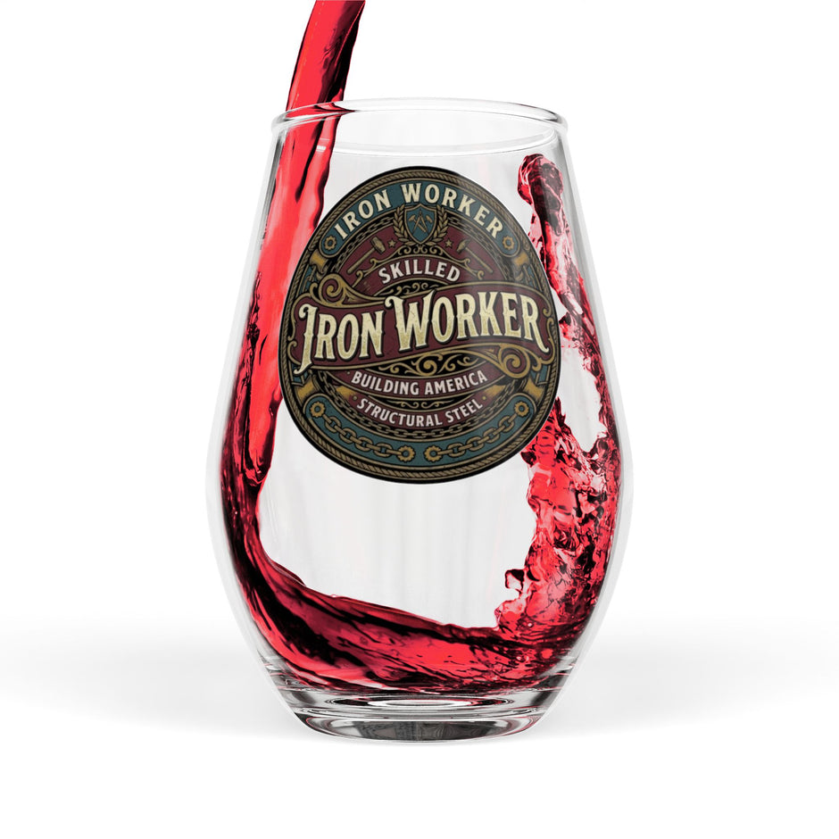 Iron Worker Stemless Wine Glass – 11.75 oz - DCA0339