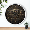 Ironworker Vintage Wall Clock — Structural Steel Erection & Rigging Decor - DCA0388