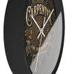 Carpenter Wall Clock — Vintage Woodworking Sign Clock for Workshop & Home - DCA384